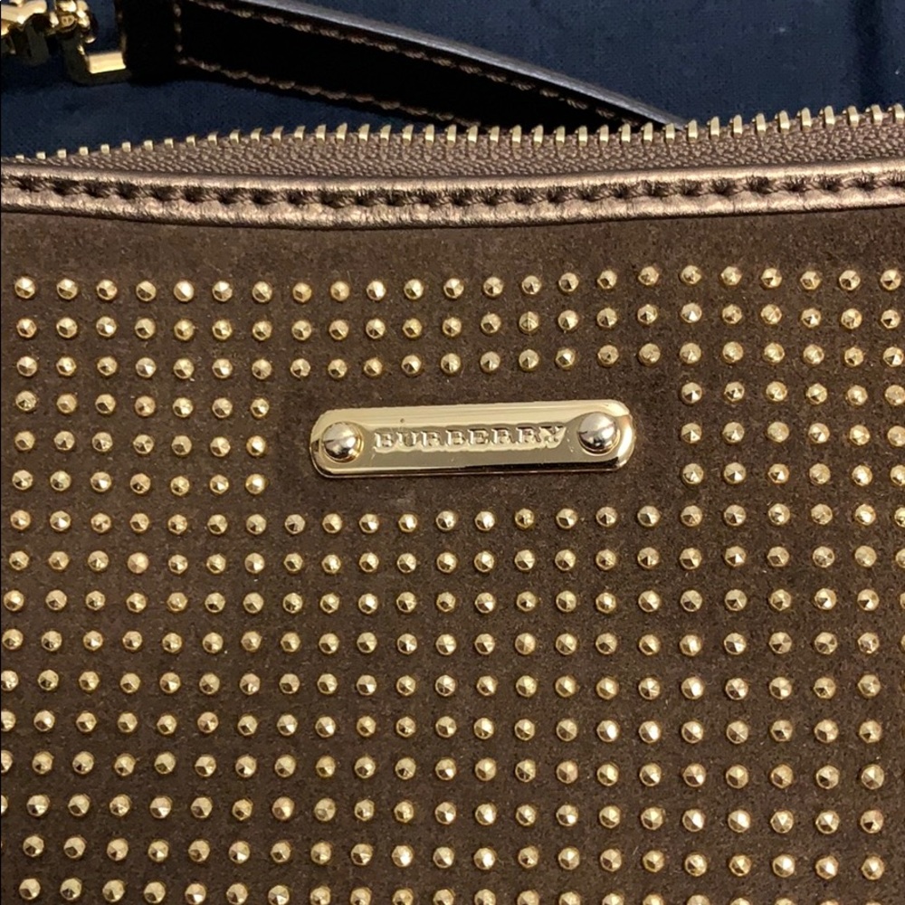 Burberry Gold Studded Mini Bag - Picture 6 of 8